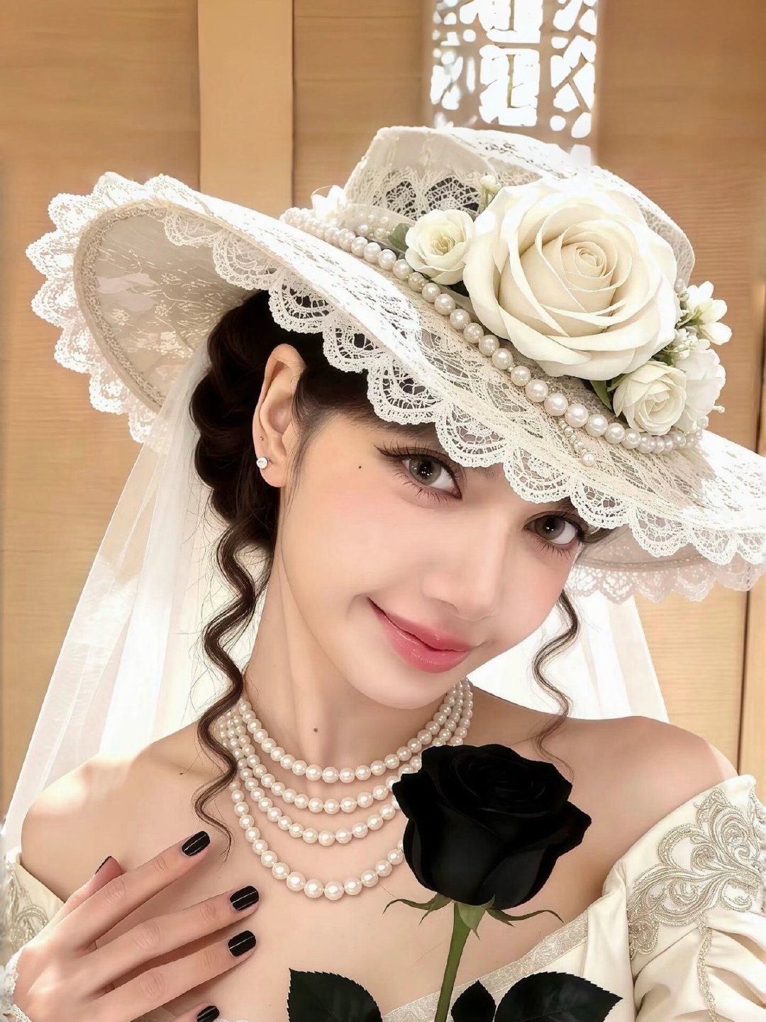 一步一磕头，求Lisa妈妈越来越美 ​