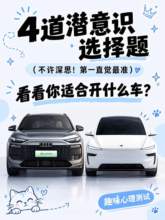 仅需4道题，一眼看穿你天生适合开什么车！