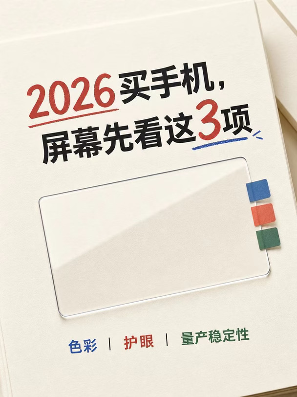 以后买手机，先看屏幕这三项