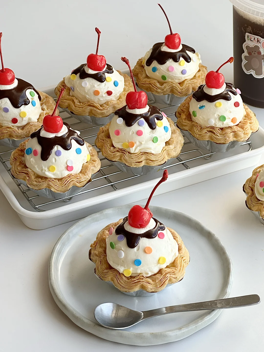 高颜值花式蛋挞‼️外酥里嫩超好吃