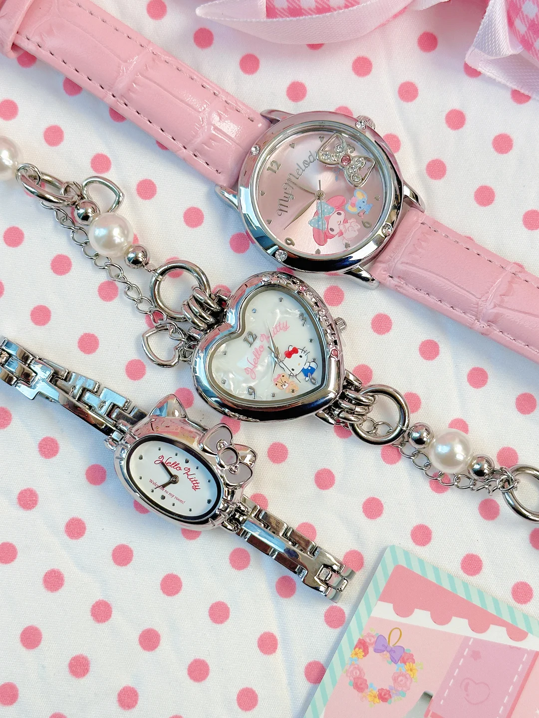 拥有三丽鸥手表隐藏款！还是3⃣️只❗️