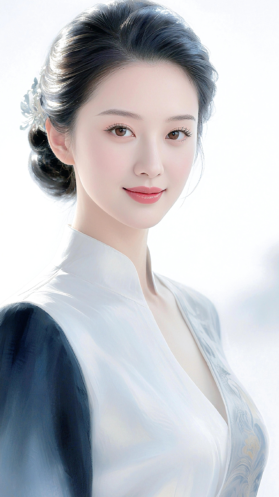 优雅古风美女就像诗画里走出来的一样，温婉动人，浑身散发着古典韵味。 像...