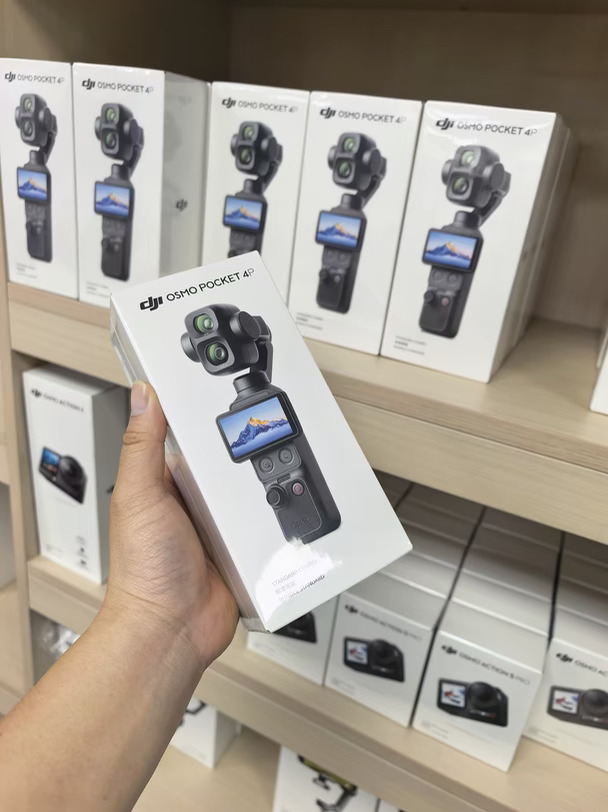 实体店终于跟上节奏了 Pocket 4P来就行