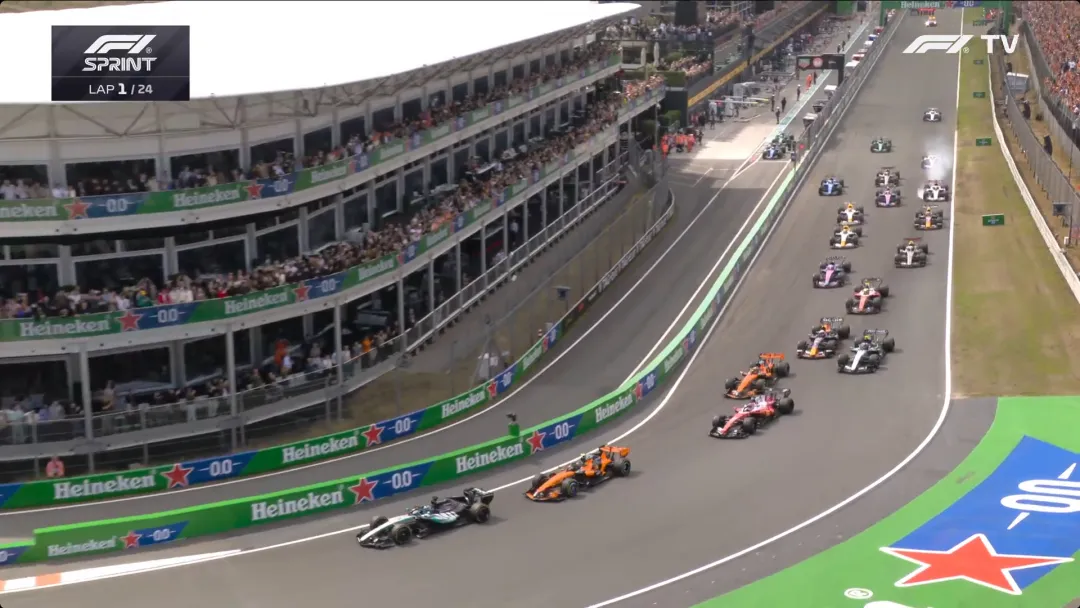 冲刺赛开始
#F1#2026F1荷兰大奖赛# ​​​