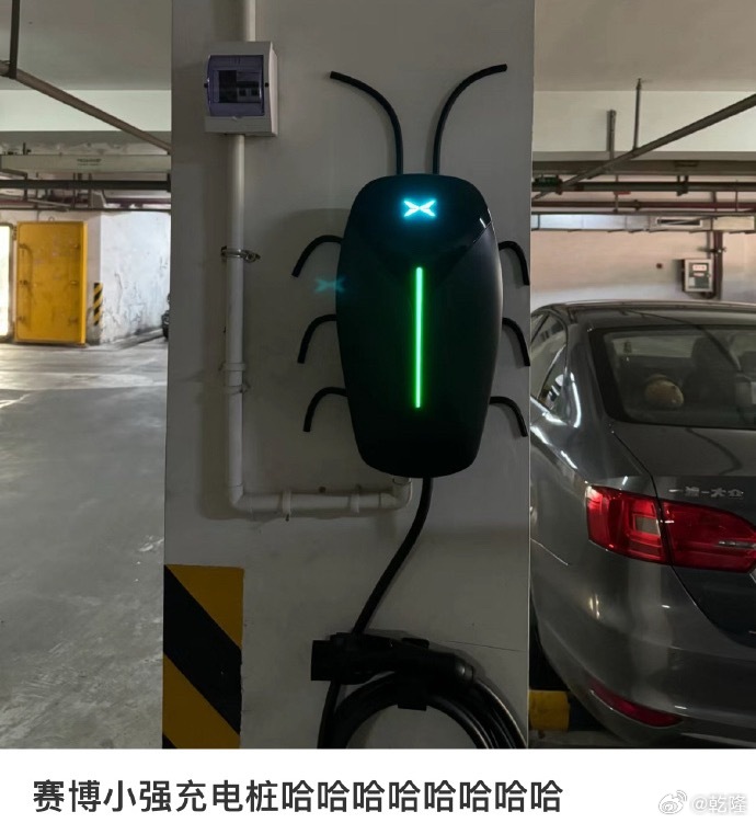 广东人看了会应激的充电桩 ​​​
