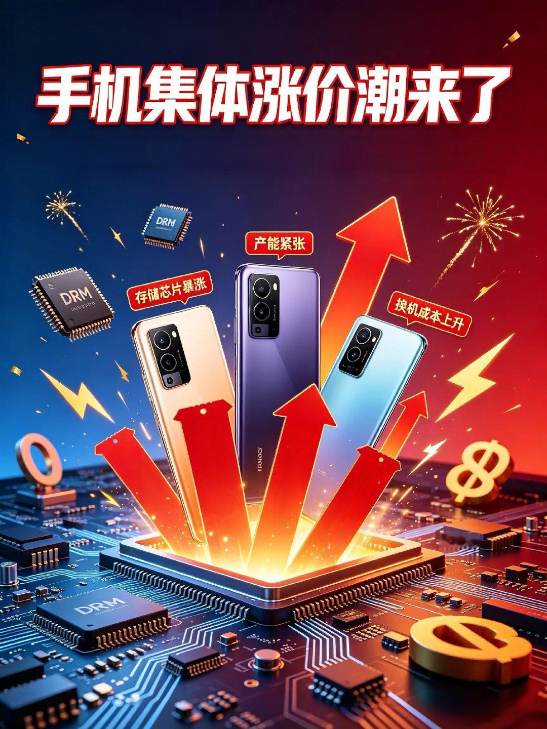 #苹果 安卓#近期手机都迎来涨价，各大阵营都没能避开成本压力。虽说价格往上走，但各家也在堆新技术新体验。换机还是得看实际需求，不要盲目追新款，只要升级够实在，大家才愿意为更高的价格买单。 ​