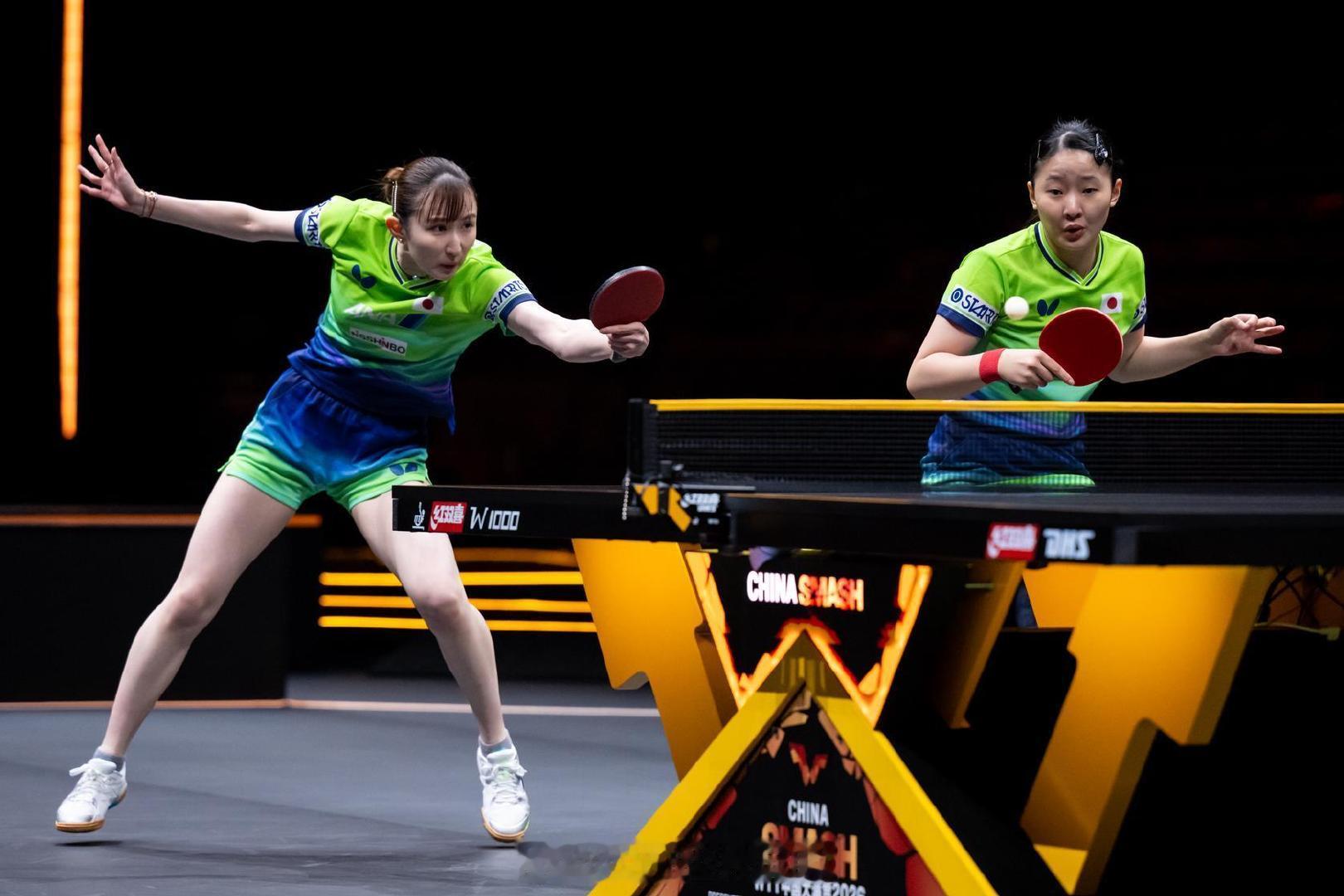 #WTT中国大满贯2026# 

女双半决赛 
王艺迪/姜依依(CHN)1-3张本美和/早田希娜(JPN)【9-11,6-11,11-7,7-11】 ​​​​