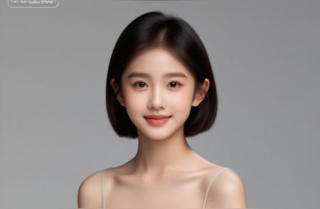 温柔甜美的少女，穿着梦幻的白色连衣裙，散发着优雅气质。？