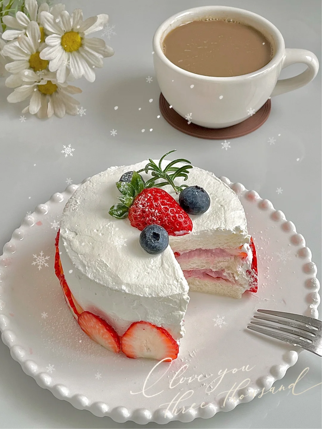 ☀️12.17日工作早餐｜低卡酸奶吐司草莓蛋糕