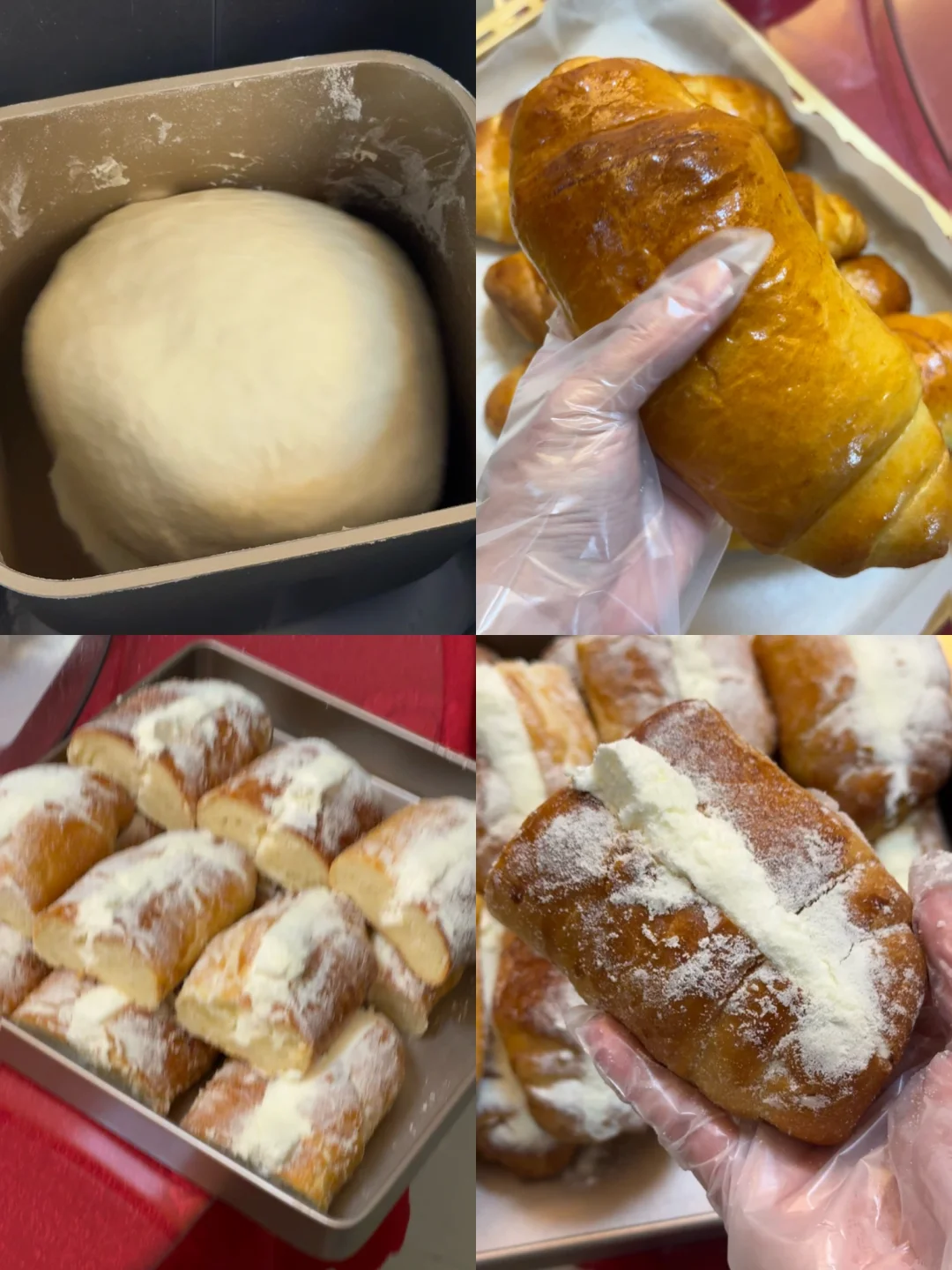 奶油软面包/特别特别柔软香甜！！！