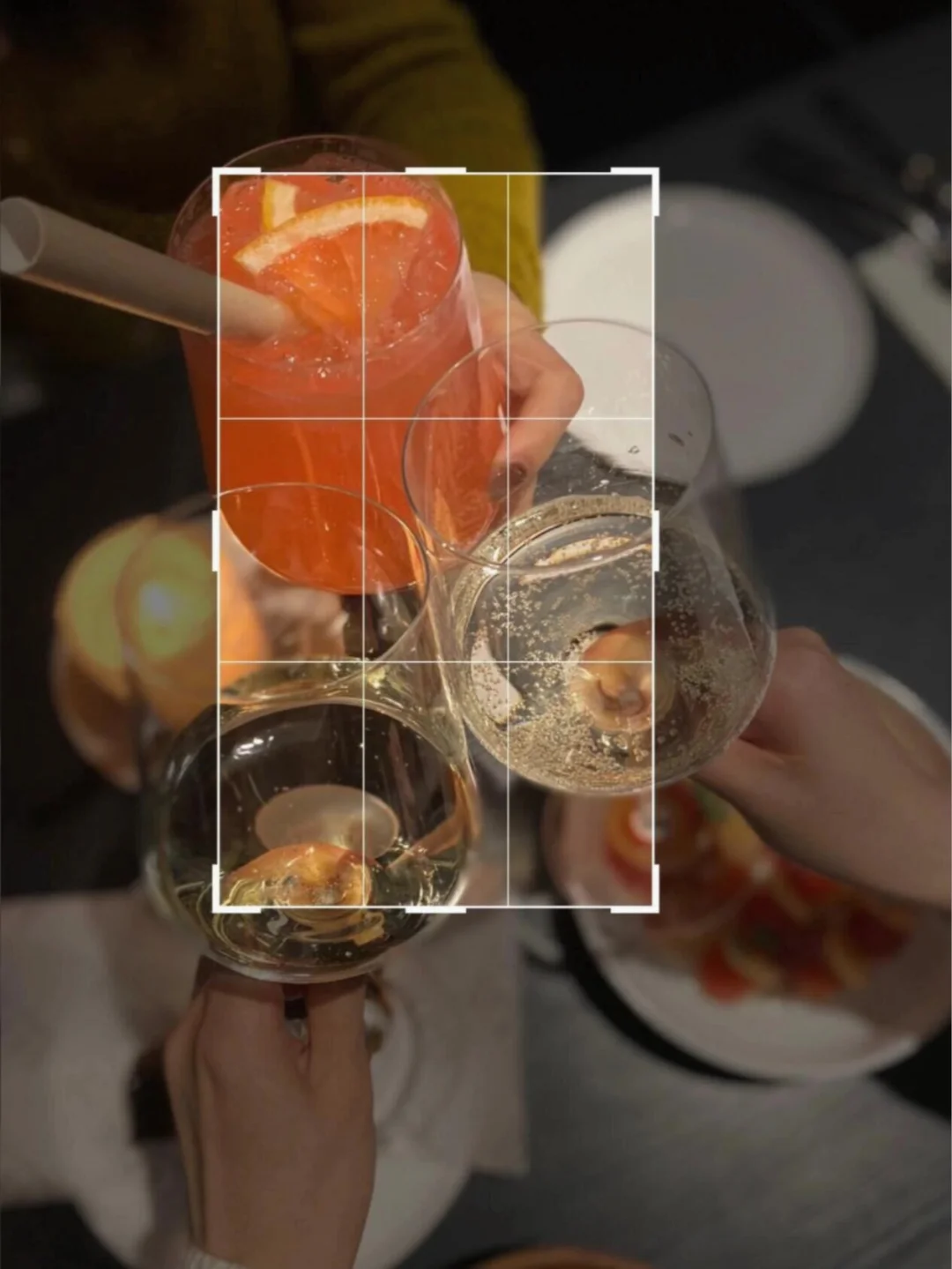 跨年晚餐这样构图➕滤镜高级氛围感拿捏👌