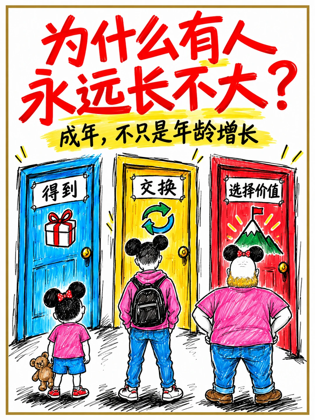 为什么有人永远长不大？