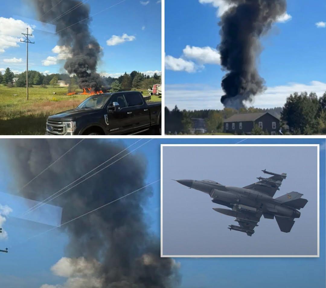 “他必须跳出去！”F-16空中突然出事，飞行员紧急弹射
美国密歇根州北部一场训练任务中，一架F-16战斗机突然发生事故。
无线电录音记录了紧张的一幕。僚机飞行员向空管报告，怀疑他的僚机遭遇了鸟击，并可能导致发动机失效。
空管试图引导两架飞机前往附近机场，但情况迅速恶化。僚机飞行员随后紧急喊话：“启动