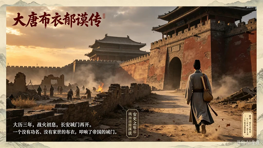 长篇历史小说《大唐布衣郇谟传》