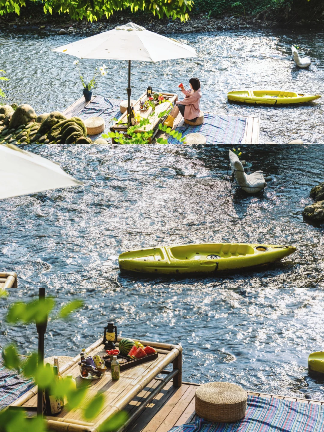 成都周边避暑天花板❗藏在森林里的耍水地