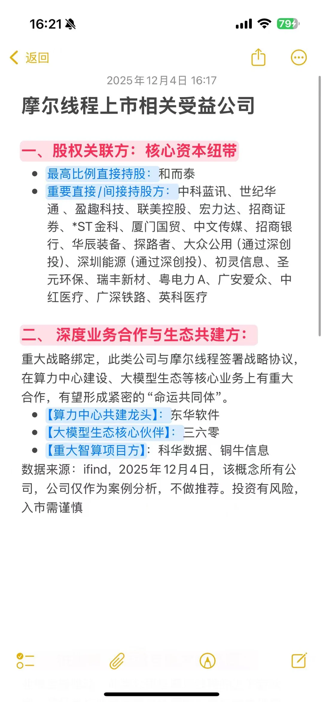 摩尔线程上市相关公司