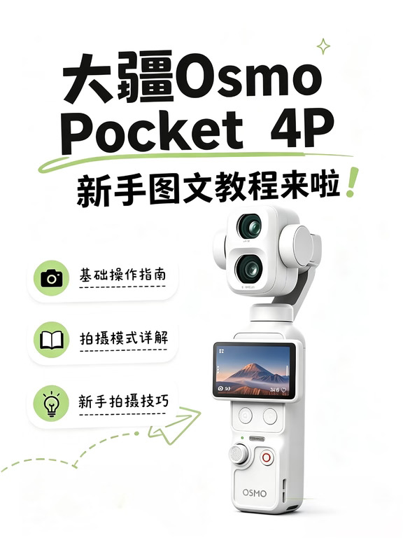 大疆Pocket4P保姆级设置✨新手直接抄作业