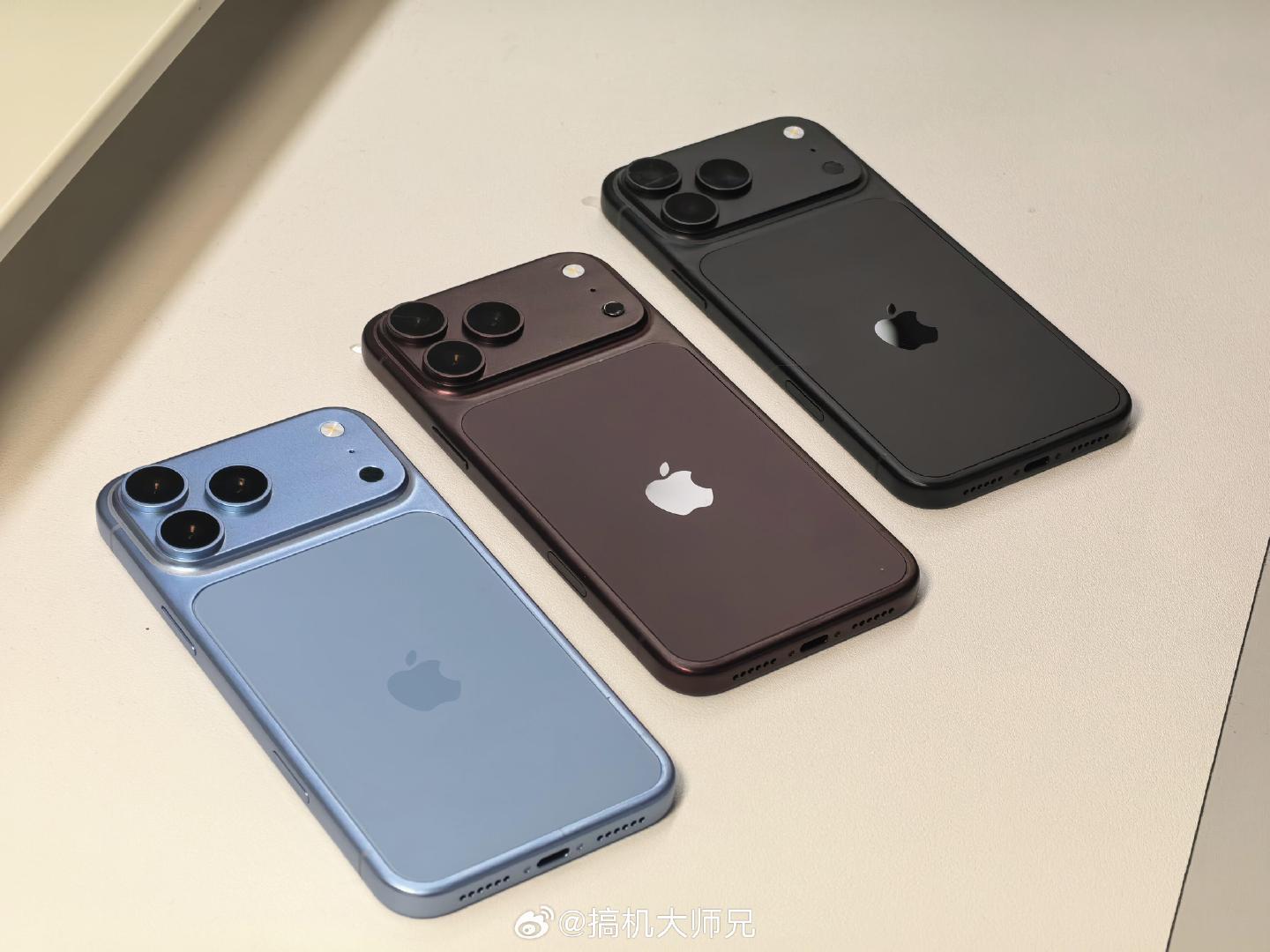 #iPhone18Pro 配色# 
今年iPhone18Pro系列的颜色基本就是4款，深樱桃红、浅蓝、银色、黑色，也有消息说有可能会留下3款配色，银色和黑色会砍掉一个，你们觉得哪个配色最好看？ ​