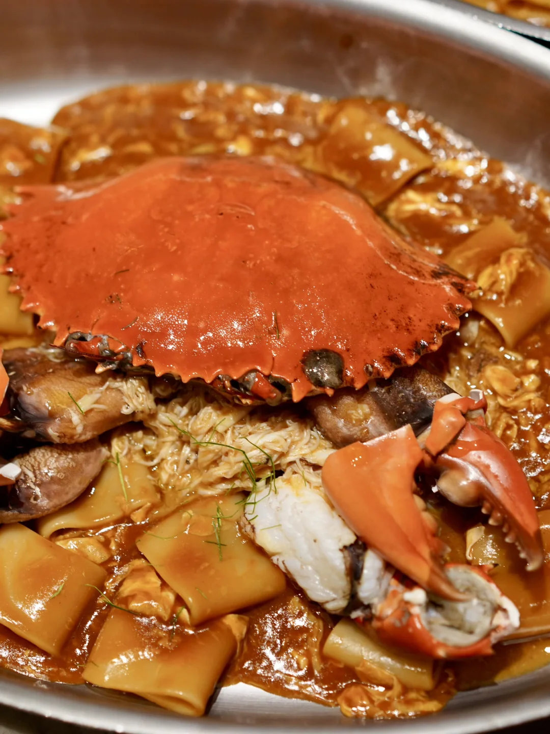 133这次的黑松露拉贡大青蟹意面很绝！