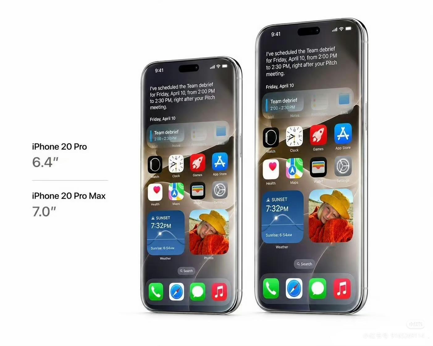 iPhone20早期渲染图!
正面单孔与背部横置模组布局，变化确实有点大! ​​​
让我们拭目以待!#科技数码秀#
