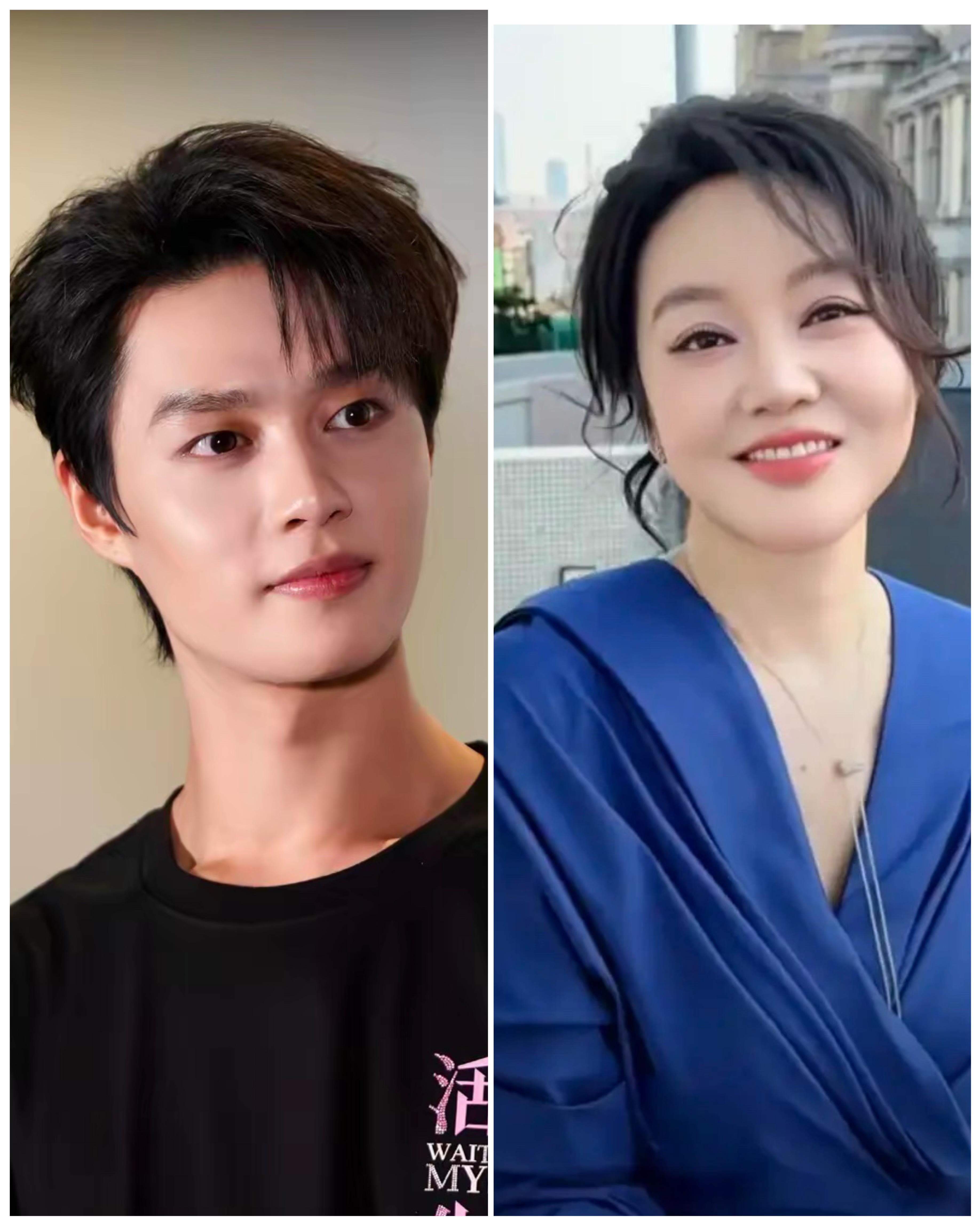 柯淳和闫妮拍戏的时候，闫妮会耐心给柯淳讲戏，还开玩笑支招：“实在演不好，喝点酒找找状态”。柯淳性格开朗话多，闫妮还打趣他：“淳啊，男孩子少说点话帅”，成了出圈名场面。

两人没有血缘关系，因国庆档电影《活色生香》结缘，戏中饰演有情感纠葛的角色，戏外是前辈与后辈的忘年姐弟关系。

柯淳是26岁的新生代