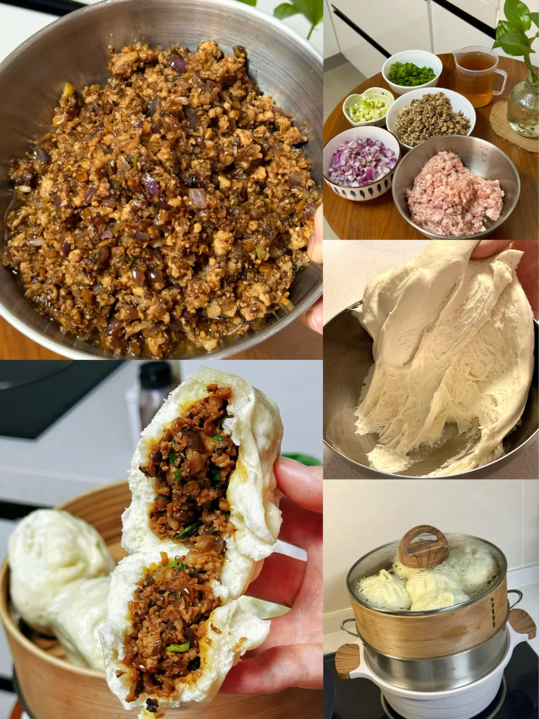 一定要试试的香菇肉包子超级香