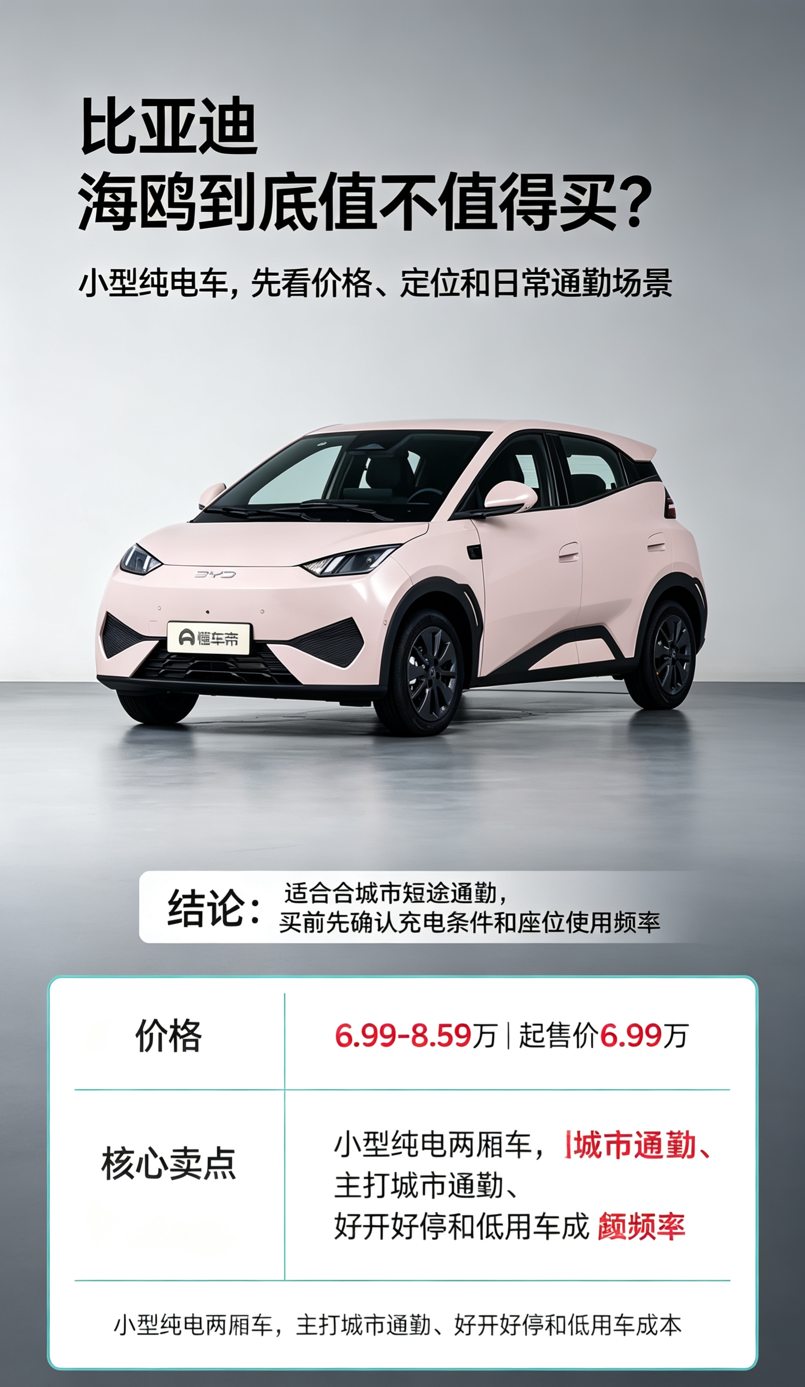 比亚迪海鸥到底值不值得买？