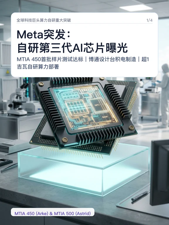 Meta突发：自研第三代AI芯片曝光