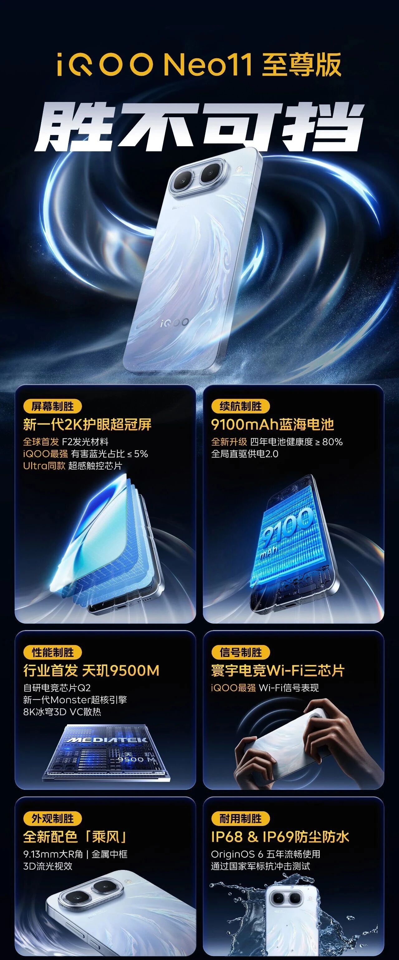 1799 元起！iQOO 一夜双发：Neo11 至尊版国补 2899 元，Z11S 塞进 10000mAh 大电池
8 月 18 日晚，iQOO 开了场"双舰齐发"发布会——Neo11 至尊版和Z11S同时亮相，一个卡 3000 档性能旗舰，一个卡千元档续航神机，刀法精准到让人害怕 。
🔥 iQOO