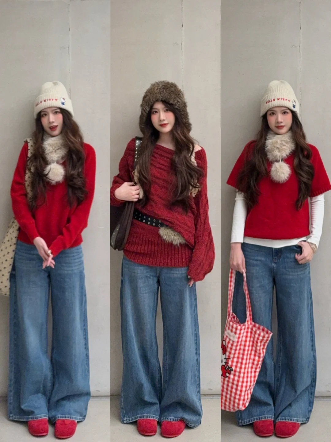 新年来件红毛衣🧶˓♡• *