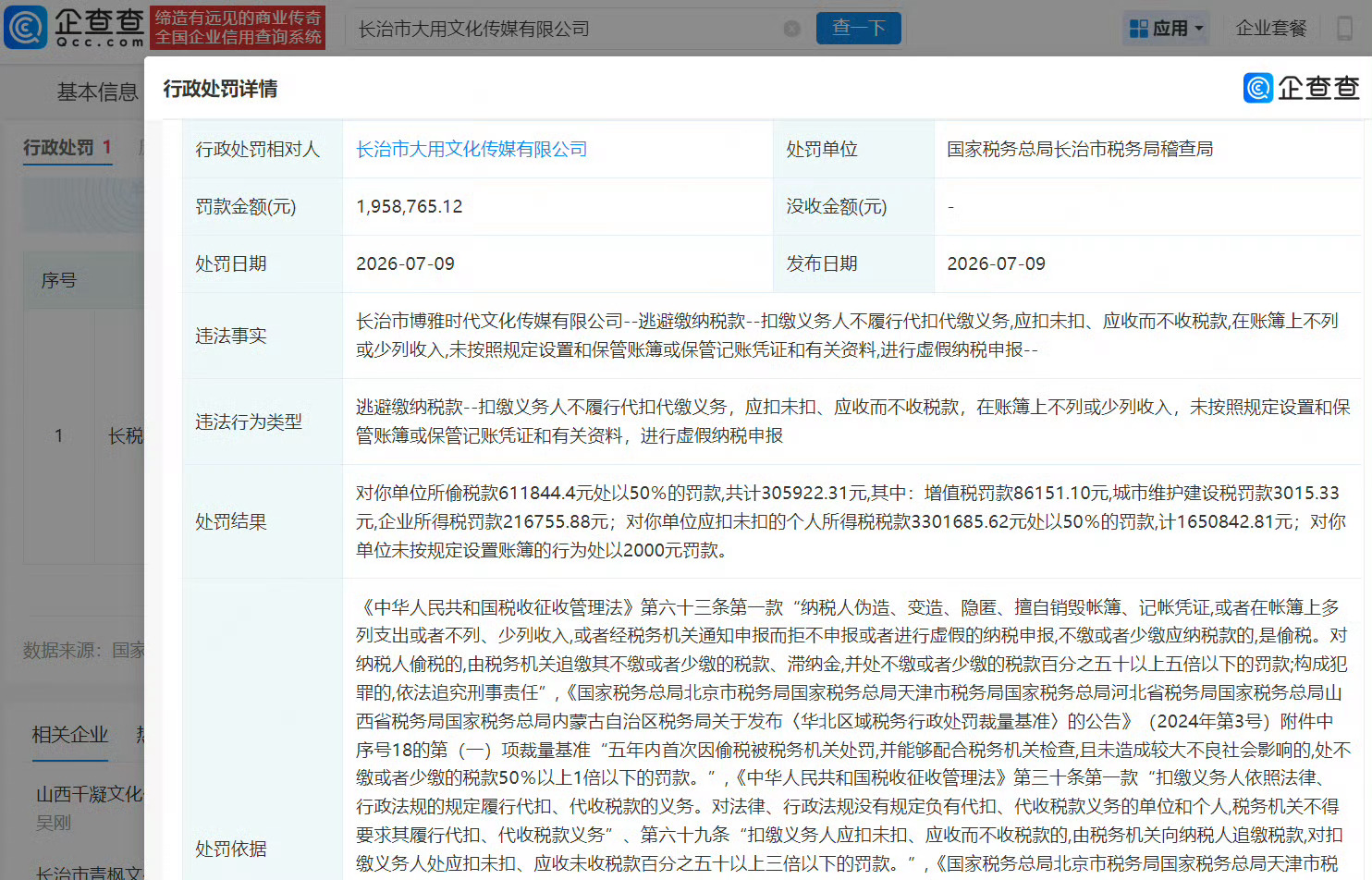 #偷税漏税网红账号未被封禁#头部网红博雅g被曝出偷税漏税，受到税务部门处罚之后，账号却依旧正常运营，后续发布的视频点赞依旧破百万。名下关联的多家公司也仍然存续，还在正常开启直播预告
这件事也引发网友热议，不少人疑惑，偷税漏税属于严重违法行为，为何账号没有直接封禁。网红拥有巨大流量，更 ​