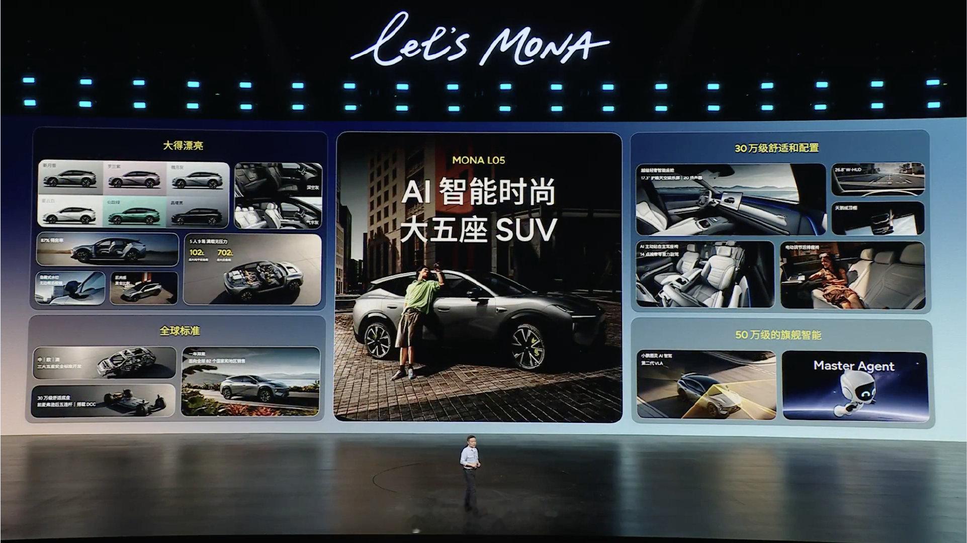 小鹏L05今晚正式上市，限时：13.98-17.18万
中大型五座SUV、纯电/增程动力、图灵AI智驾，102L前备箱......
小鹏总说，这台车的定价内部开了很多次会，吵了很多次架，这个价格确实有诚意
对了，新车11月1号开启交付，也就是3天后，非常迅速
#小鹏MONAL05价格炸裂##MONAL05车大好开又好玩# ​
