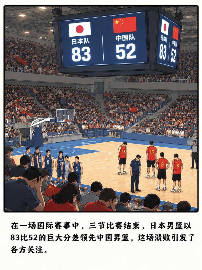 34岁的日本老将科克，打爆了中国三个当打之年的内线！

胡金秋余嘉豪焦泊乔，都是男篮正当年的核心，却被这位老迈的日本内线死死压制。

半场就给对手送了28个篮板，三节输了31分，连刚手感发烫的球员都被仓促换下。

封闭集训那么久，真到国际赛场就全员软脚？

这场溃败里，藏着多少没人敢深究的细节？