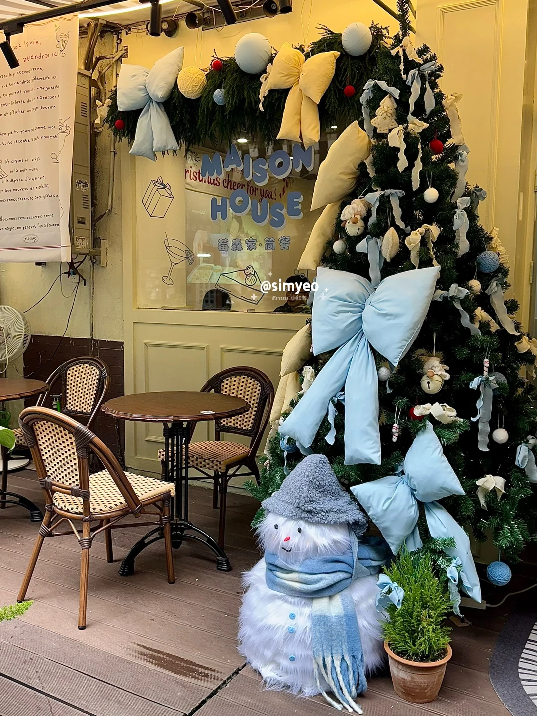 没去小韩🇰🇷佛山好ins的圣诞氛围餐厅🩵🎄…