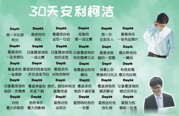 775
【30天安利柯洁】礼貌问问bot可以重启这个项目吗，入坑比较晚QwQ，但觉得这个真的很可爱有意义 ​