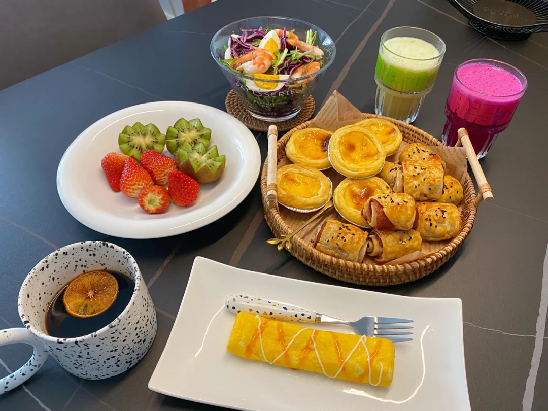 早餐打卡……从昨天下午饿到现在😂