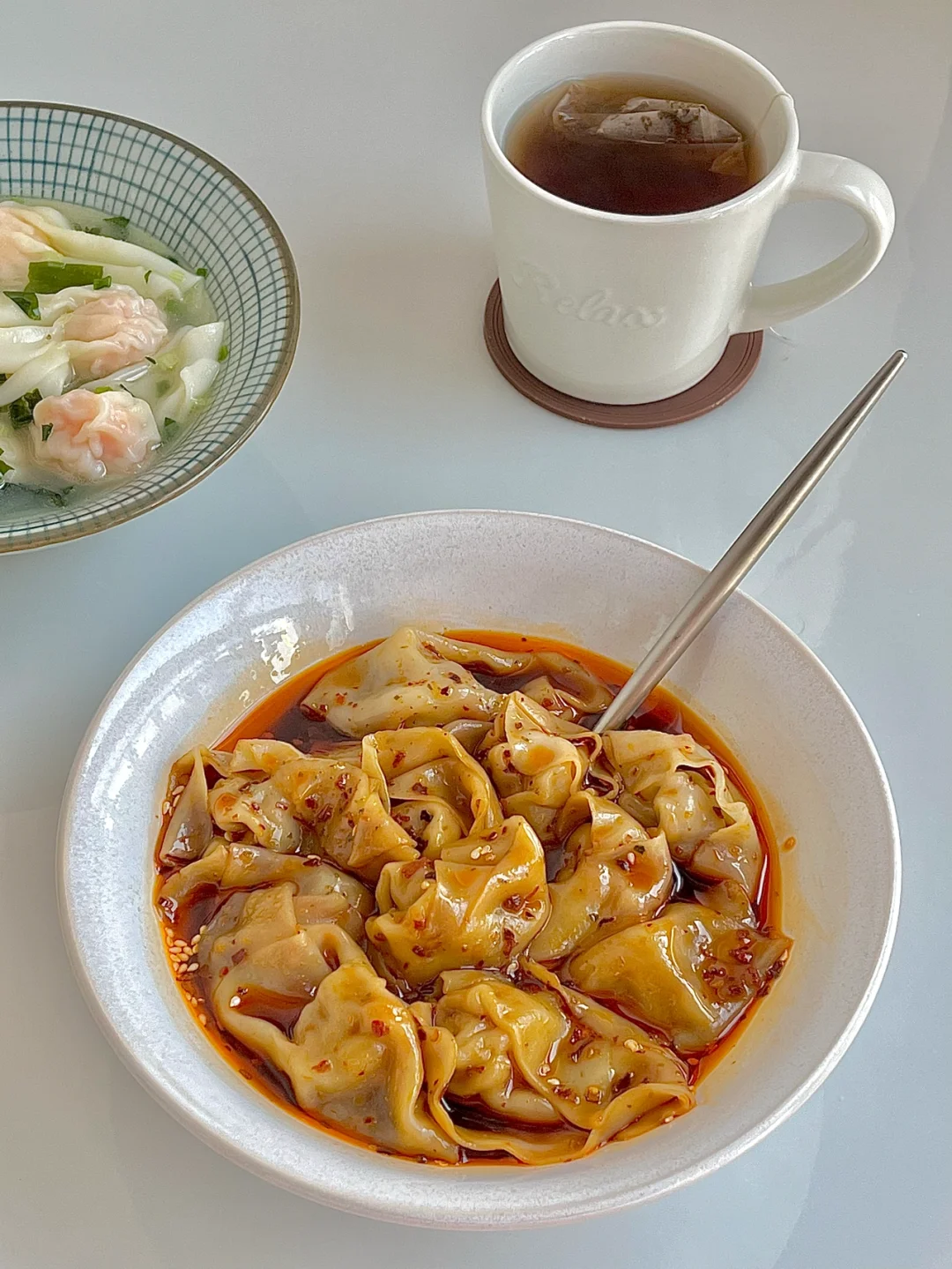 ☀️12.8日工作日早餐｜中式早餐之抄手配云吞