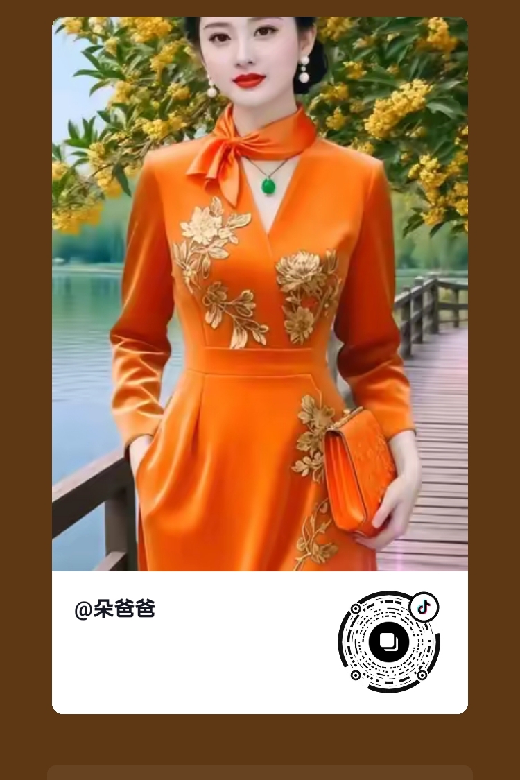 旗袍美女靓丽如花，让人羡慕，颜值太高了