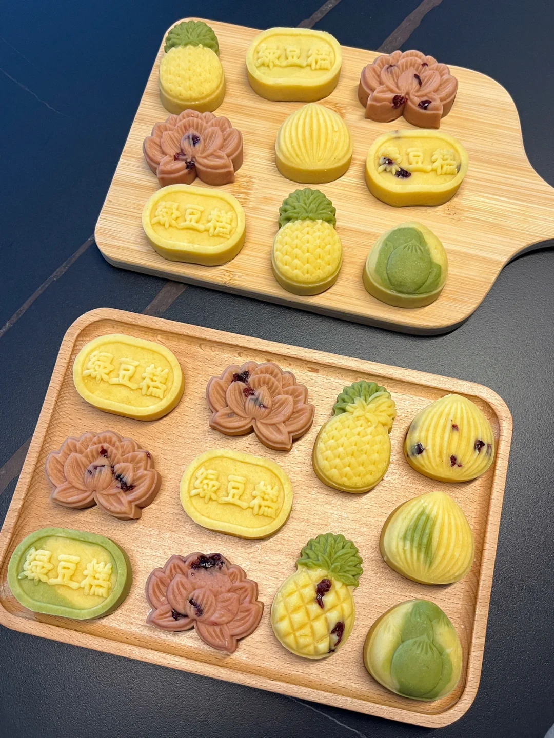 颜值与口味都在线的绿豆糕（附教程）