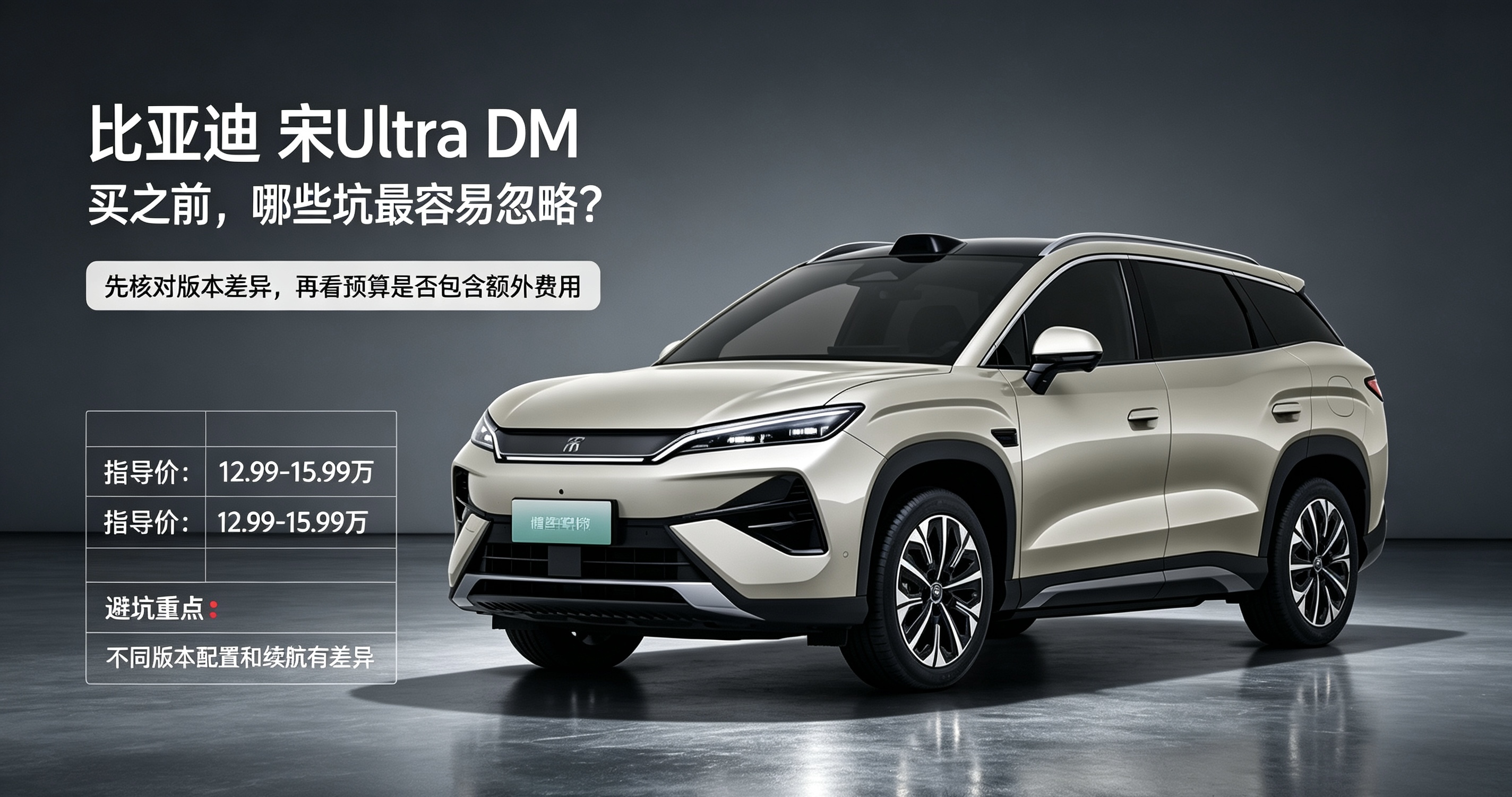 宋Ultra DM买车前这些坑别踩