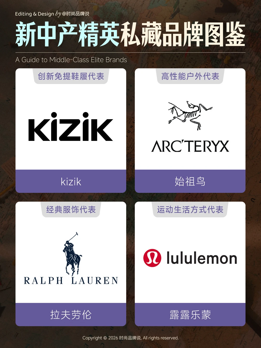 建议收藏｜中产精英私藏品牌图鉴｜品牌合集