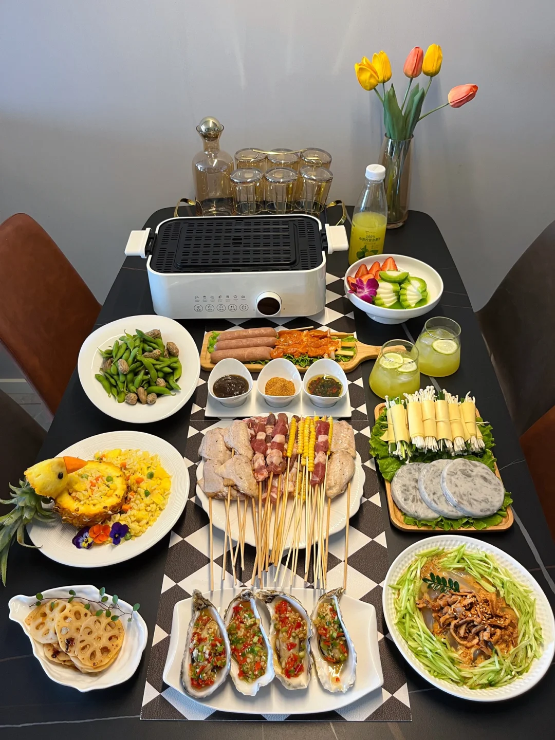 夏天的快乐就是烧烤给的