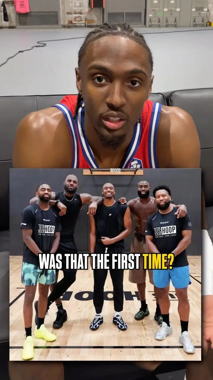 #马克西谈与布朗詹姆斯一同训练#今日，NBA官方Instagram晒出一段对76人球星马克西的采访，内容关于当地时间尽早他与队友詹姆斯、布朗的合练。

马克西表示：“没错，这是我们三个人第一次在一起训练。训练进展顺利，沟通很棒，氛围很好，能量十足。我们三个人都是训练非常努力，并且非常认真对待自己的 ​