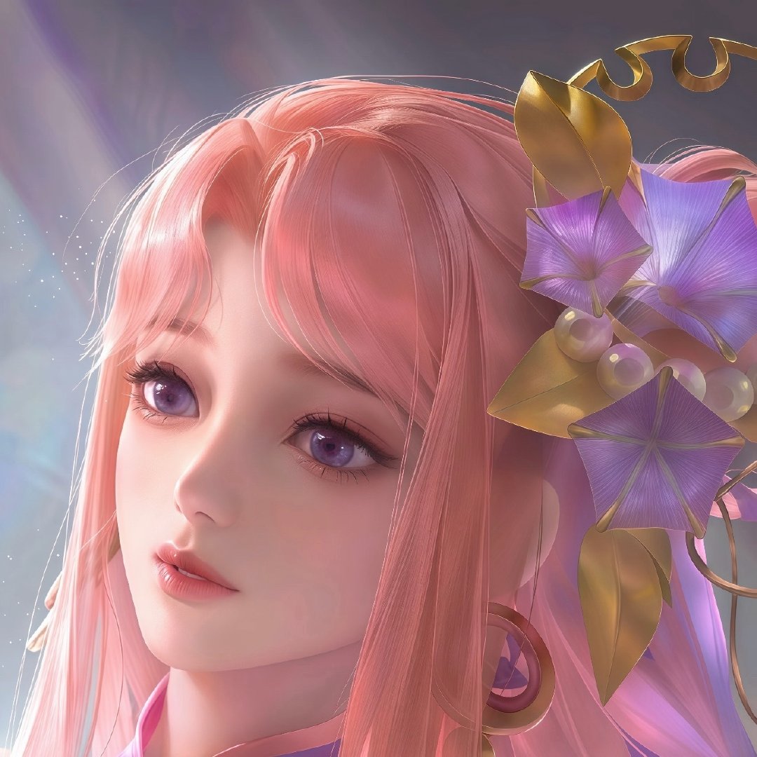 王昭君脸贴素材
王者荣耀｜修图｜AI ​