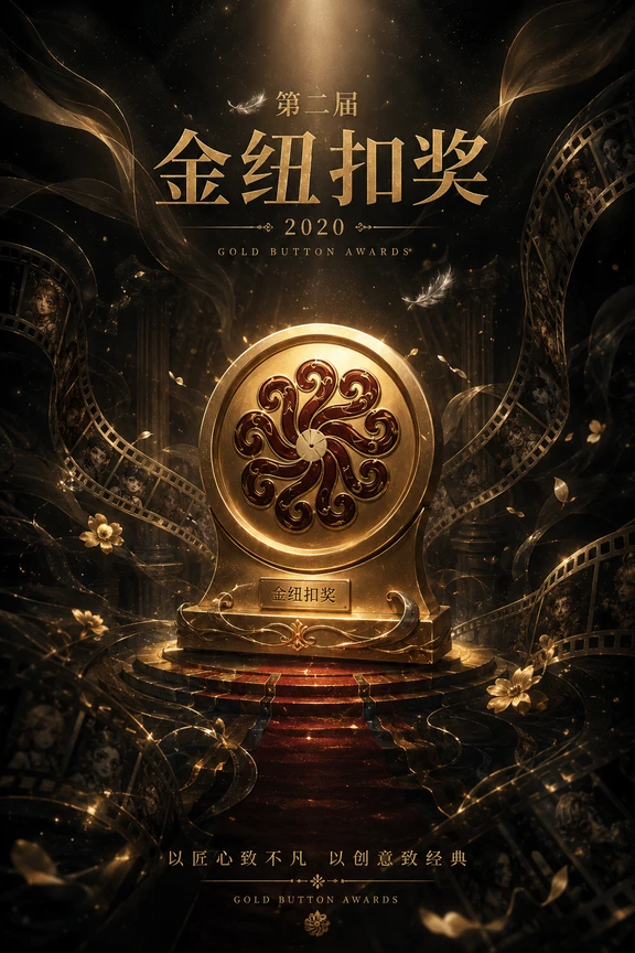 第二届金纽扣奖概念海报及提名海报释出！