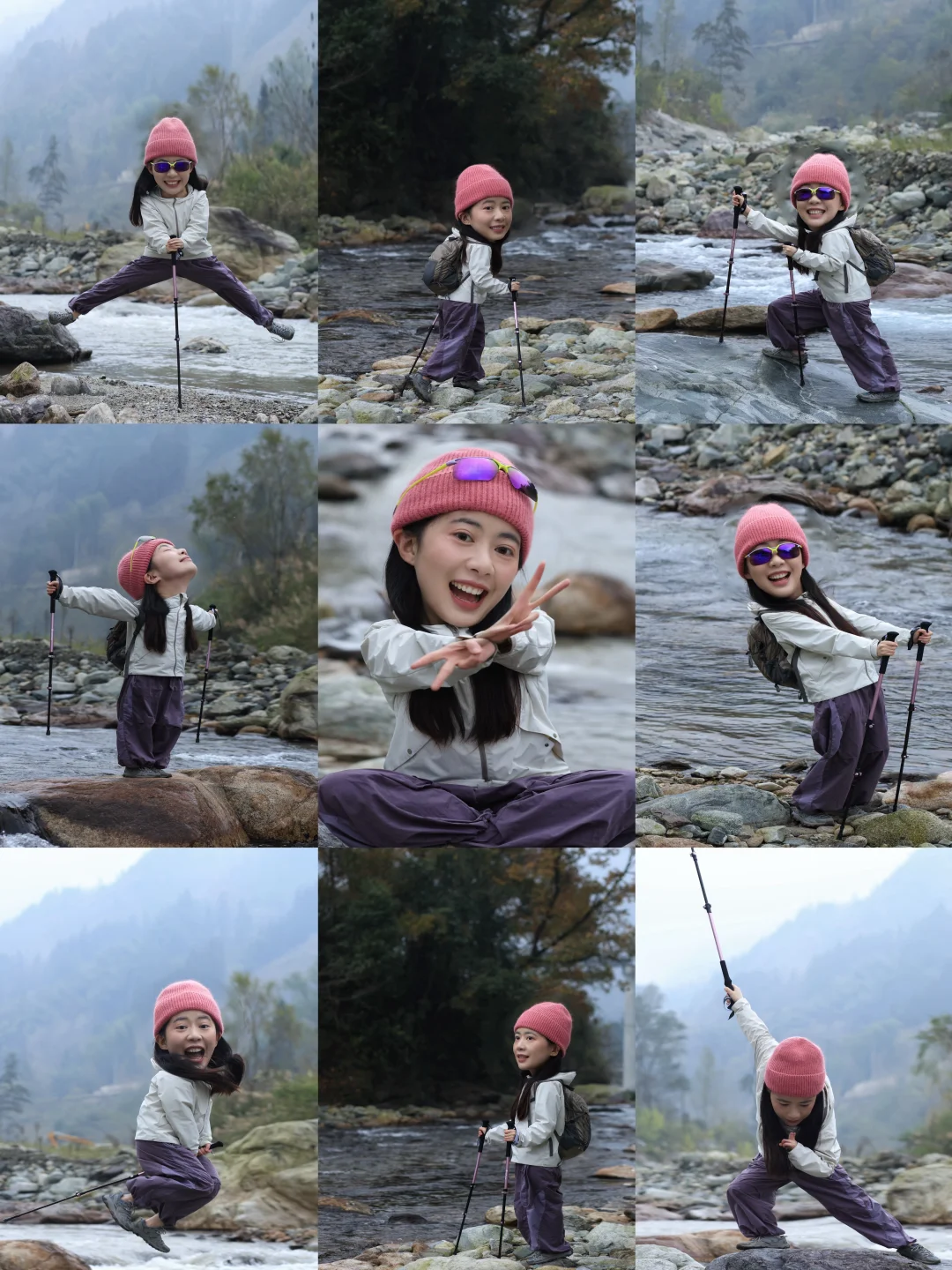 是谁去爬山还没有拍大头照！！！