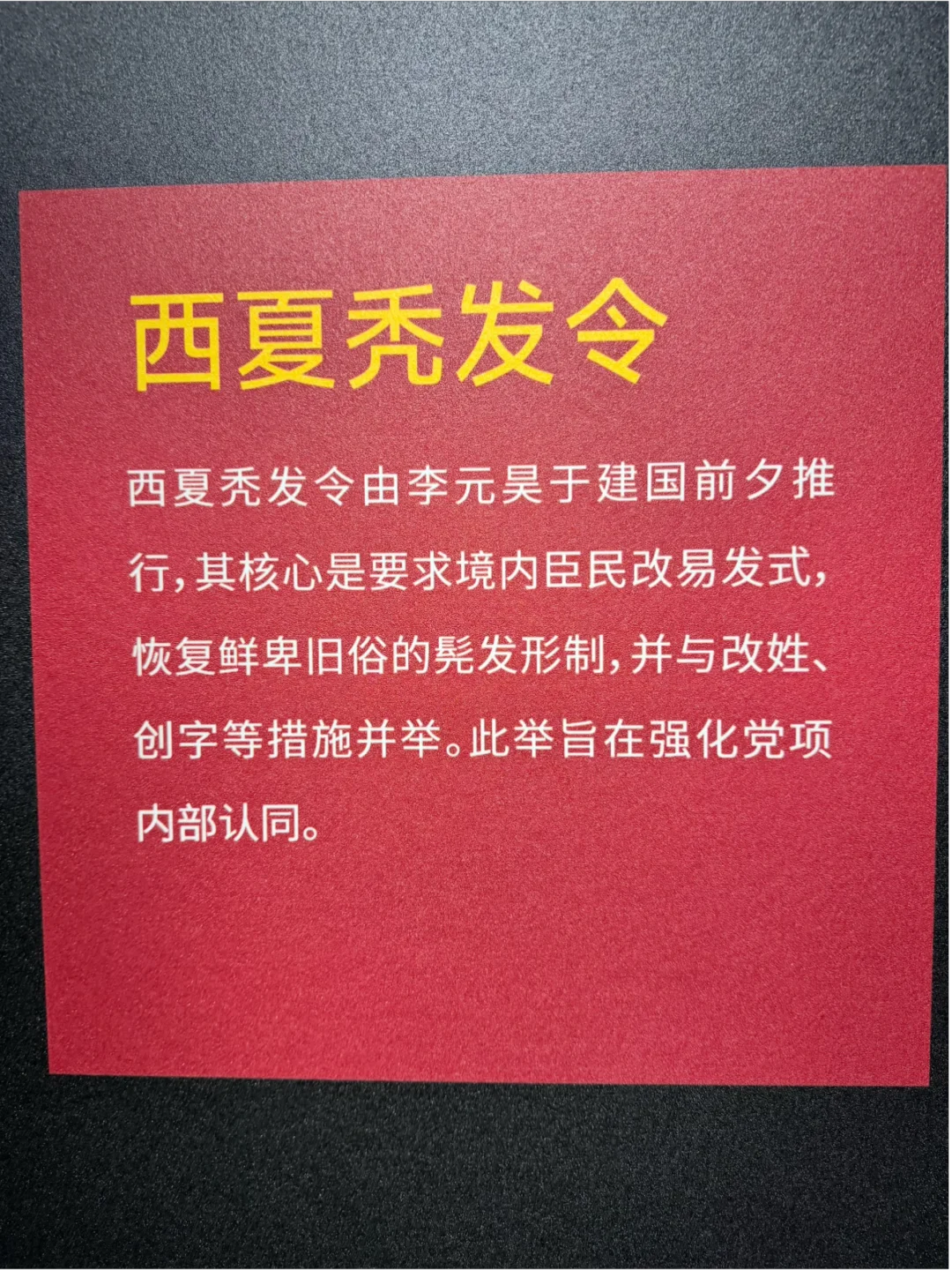 当年如果是西夏入主中原，发型会是怎样？