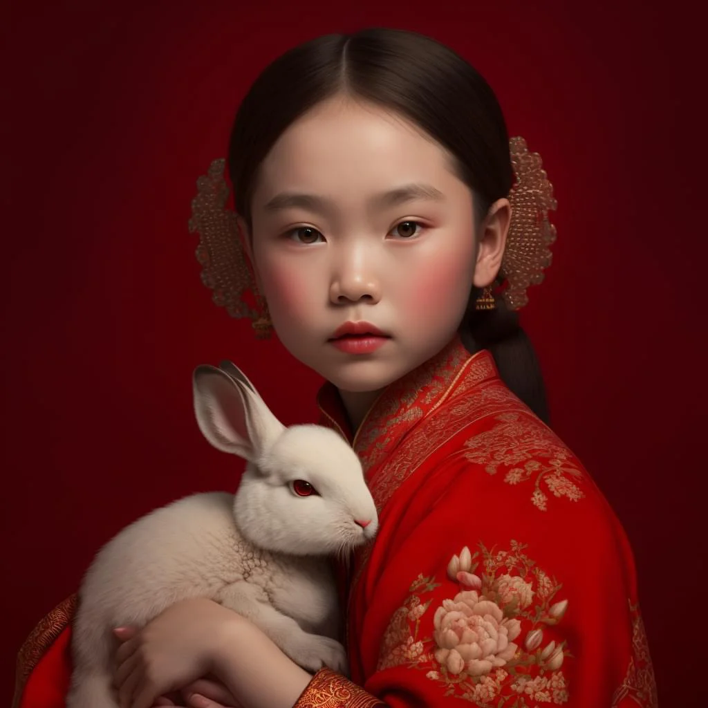 新春头像 兔年吉祥