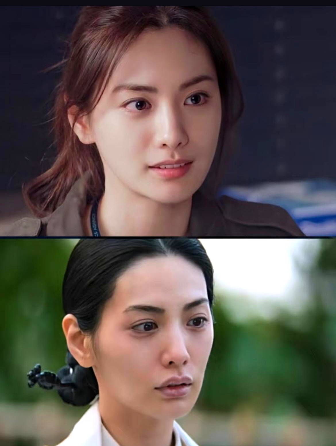 林珍娜这次新剧真是赔了夫人又折兵，明明搭上了孙艺珍和池昌旭这样的顶级班底，甚至豁出去拍了大尺度戏码，结果观众的视线全被她那张突兀的厚嘴唇给吸走了
 

镜头一拉近，整张脸僵硬得不行，嘴唇肿得让人频频出戏。当年顶着世界第一美面孔出道时多灵动，如今却硬生生把自己整成了流水线网红脸
 

演员最怕的就是辨