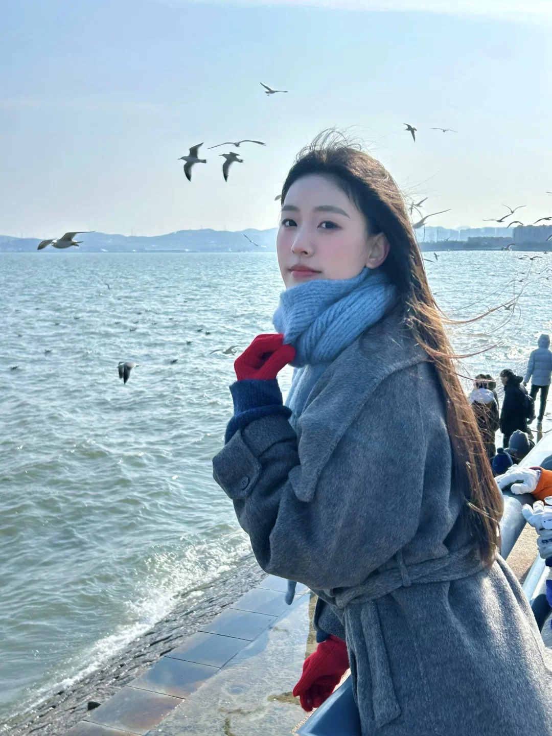 威海的冬天是蓝色的：🩵